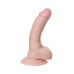 Реалистичный фаллос TOYFA RealStick Nude PVC телесный 18 см - фото 12
