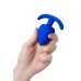 Анальная пробка A-Toys by TOYFA силикон синяя 8,3 см Ø 4,1 см - фото 4