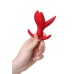 Расширяющая анальная втулка ToDo by Toyfa Flower силикон красная 9 см Ø 6 см - фото 4