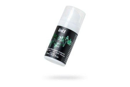 Жидкий массажный гель INTT VIBRATION Mint с эффектом вибрации и ароматом мяты 17 мл