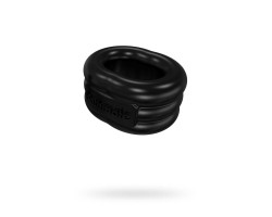 Виброкольцо на пенис Bathmate Stretch elastomex чёрный Ø5 см
