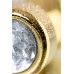 Анальная втулка Metal by TOYFA металл золотистая с кристаллом цвета алмаз 9,5 см Ø 3,5 см 130 - фото 3