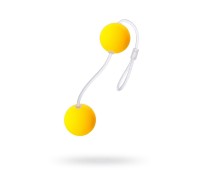 Вагинальные шарики Sexus Funny Five ABS пластик Желтый Ø 3 см