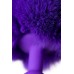 Анальная втулка с хвостом ToDo by Toyfa Sweet bunny силикон фиолетовая 13 см Ø 2,8 см 42 г - фото 1
