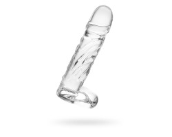Нереалистичный фаллоимитатор Sexus Glass Стекло Прозрачный 20 см
