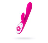 Вибратор Nalone Rhythm с клиторальным стимулятором силиконовый розовый 21,6 см