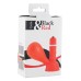 Вибромассажер для сосков Black & Red by TOYFA с грушей ABS пластик красный 8,2 см - фото 1