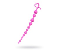 Анальная цепочка ToDo by Toyfa Long Sweety силикон розовая 34 см Ø 2,7 см