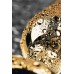 Анальная втулка Metal by TOYFA металл золотистая с кристаллом цвета алмаз 12 см Ø 4 см 195 г - фото 2