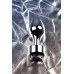 Анальная втулка Metal by TOYFA металл серебристая с кристаллом цвета алмаз 9,5 см Ø 3,5 см 130 - фото 9