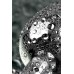 Анальная втулка Metal by TOYFA металл серебристая с кристаллом цвета турмалин 9,2 см Ø 4 см 42 - фото 1