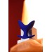 Расширяющая анальная втулка ToDo by Toyfa Bloom силикон синяя 9 см Ø 6,5 см - фото 1