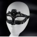 Романтическая черная кружевная маска - фото 1
