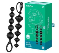 Набор анальных цепочек Satisfyer Beads, черные