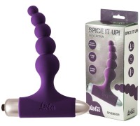Анальная пробка с вибрацией Spice It Up New Edition Splendor фиолетовая 