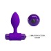 Анальная втулка с вибрацией Pretty Love Vibra Butt Plug фиолетовая - фото 4