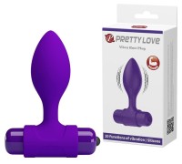 Анальная втулка с вибрацией Pretty Love Vibra Butt Plug фиолетовая