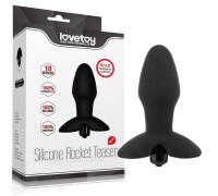 Анальная пробка с вибрацией Silicone Rocket Teaser