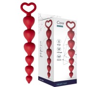 Анальная цепочка Core с диаметром до 2,45 см цвет красный