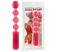 Анальная цепочка с вибрацией Waterproof Flexible Anal Beads Pink