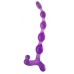 Анальная цепочка фиолетовая Brendy Twist - фото 1