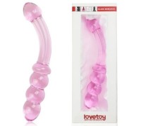 Стеклянный фаллоимитатор Glass Romance розовый