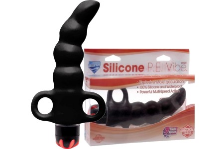 Стимулятор простаты Silicone P.E. Vibe Small Black