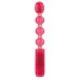 Анальная цепочка с вибрацией Waterproof Flexible Anal Beads Pink - фото 2
