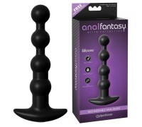 Перезаряжаемая анальная цепочка с вибрацией Elite Collection Rechargeable Anal Beads, черная