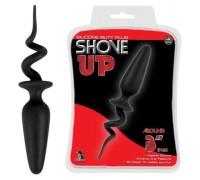 Черная анальная втулка Shove Up Tail Plug