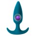 Анальная пробка со смещенным центром тяжести Spice it up Delight Aquamarine аквамаринового цвета - фото 3