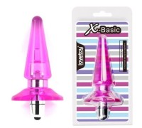 Втулка анальная вибро Sassy розовая