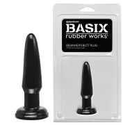 Анальная пробка Basix Rubber Works Beginners Butt Plug Black