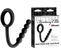Анальная цепочка Ball Cinch With Anal Bead Black