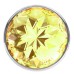 Анальная пробка из алюминия с желтым камушком - фото 4