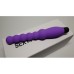 Фиолетовый анальный вибратор из медицинского силикона - фото 2