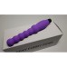 Фиолетовый анальный вибратор из медицинского силикона - фото 3