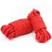 Хлопковая верёвка для бондажа красная 5 метров - фото 1