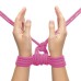 Розовая веревка для бондажа Fetish Bondage Rope 10 метров - фото 1