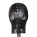 Маска-шлем со шнуровкой черная - фото 1