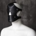 Черная маска с кляпом и с шорами на глаза и рот - фото 4