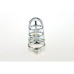 Мужской пояс верности серебристый диаметр запорного кольца 4,2 см - фото 1