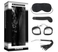 Набор Deluxe Bondage Kit (маска наручники плеть G-вибратор)