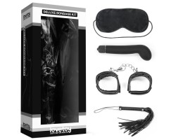 Набор Deluxe Bondage Kit (маска наручники плеть G-вибратор)