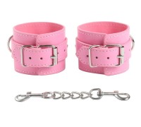 Классические розовые наручники 