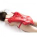 Бондажный красный армбиндер на шнуровке - фото 1