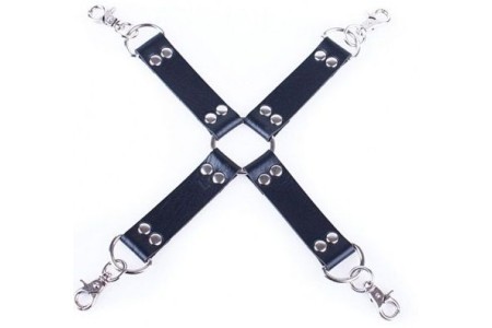 Бондажный БДСМ крест черный