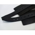 Черные наручники Hand Made из натуральной кожи - фото 1