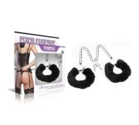 Универсальные оковы Fetish Pleasure Fluffy черные