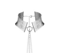  Bijoux Indiscrets Ошейник из металлической сетки серебряный